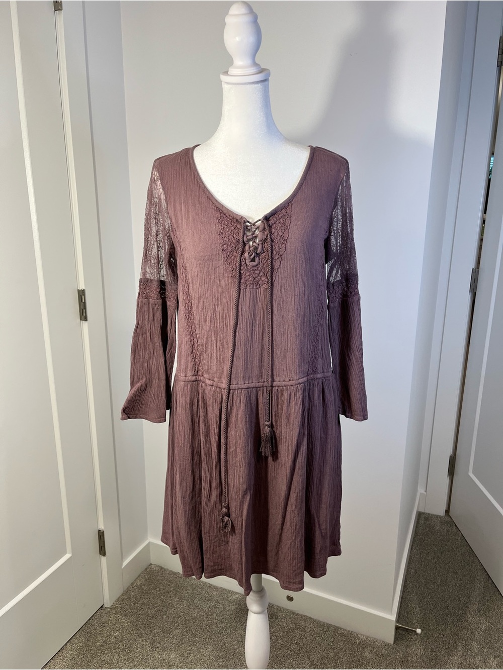 AMERICAN EAGLE Mauve Boho Dress - FREE SHIPPING on Bundles $95+